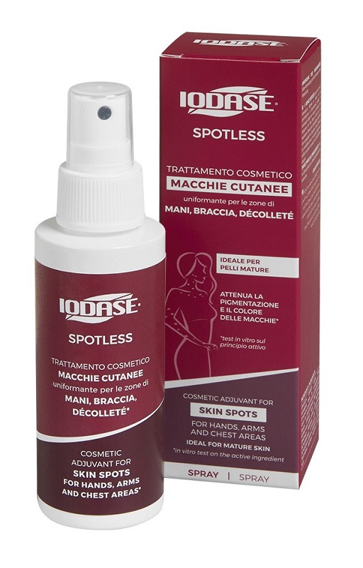 IODASE SPOTLESS TRATTAMENTO AGE SPOTS MANI BRACCIA DECOLLETE SPRAY 100 ML - Farmadillo
