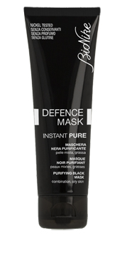 DEFENCE MASK INSTANT PURE MASCHERA NERA PURIFICANTE 75 ML - Farmadillo