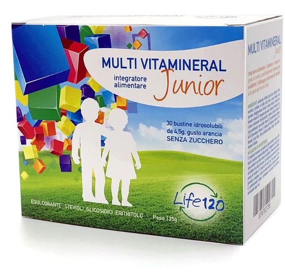 MULTI VITAMINERAL JUNIOR 30 BUSTINE - Farmadillo