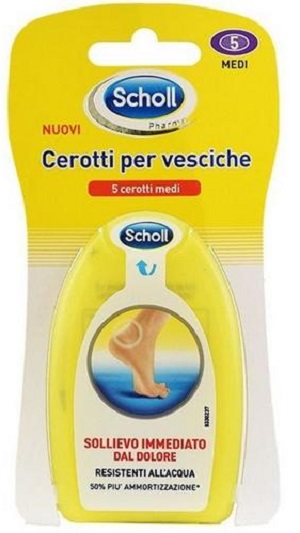 SCHOLL CEROTTI PER VESCICHE MEDIO 5 PEZZI - Farmadillo