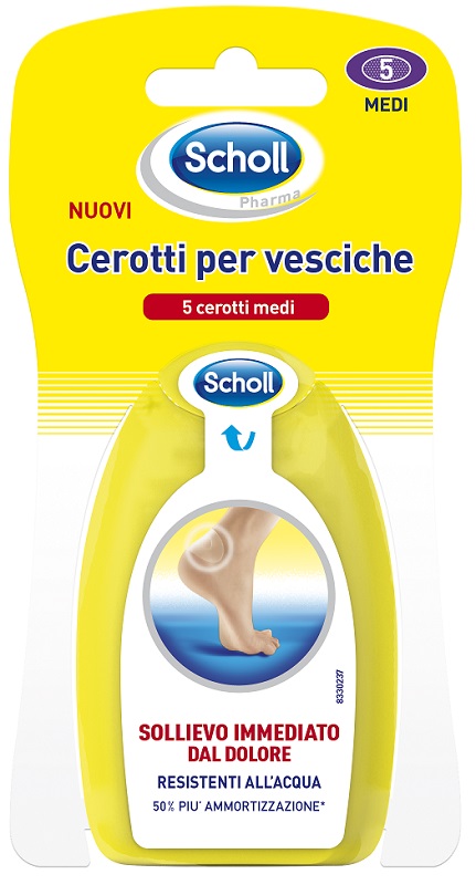 SCHOLL CEROTTI PER VESCICHE MEDIO DITA DEI PIEDI 6 PEZZI - Farmadillo