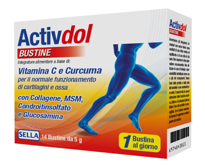 ACTIVDOL CARTILAGINI E ARTICOLAZIONI 14 BUSTINE DA 5 G - Farmadillo