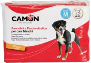 PANNOLINI A FASCIA CANI MASCHI MISURA 3 12 PEZZI - Farmadillo