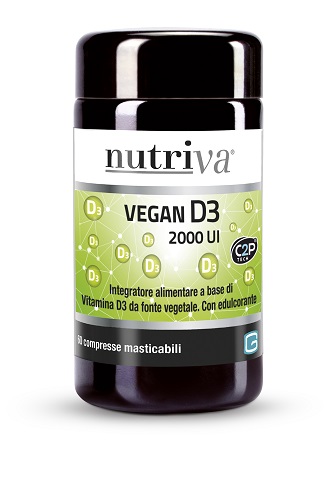 NUTRIVA VEGAN D3 60 COMPRESSE 2000 UI - Farmadillo