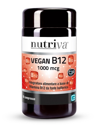 NUTRIVA VEGAN B12 60 COMPRESSE 1000MCG - Farmadillo