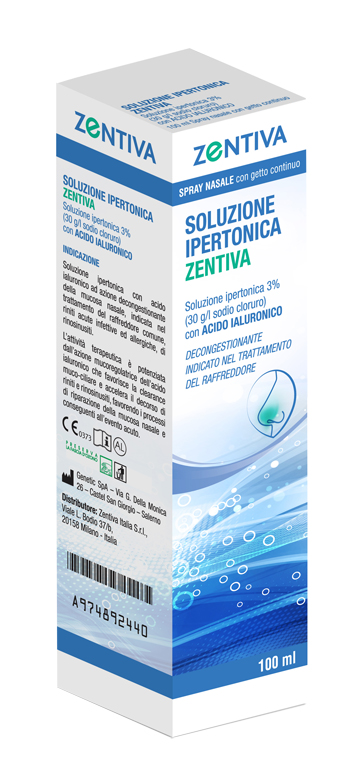 SOLUZIONE IPERTONICA ZENTIVA SPRAY NASALE 100 ML - Farmadillo