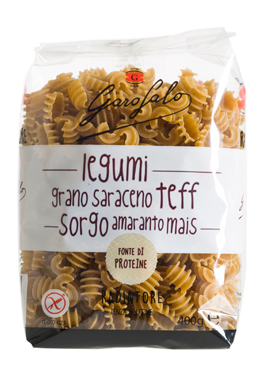 GAROFALO RADIATORI PASTA SENZA GLUTINE LEGUMI E CEREALI 400 G - Farmadillo