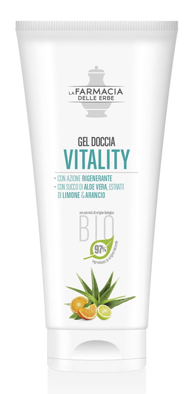 FARMACIA DELLE ERBE GEL DOCCIA VITALITY BIO 100 ML - Farmadillo