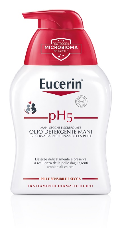 EUCERIN PH5 OLIO DETERGENTE MANI SECCHE E SCREPOLATE 250 ML - Farmadillo