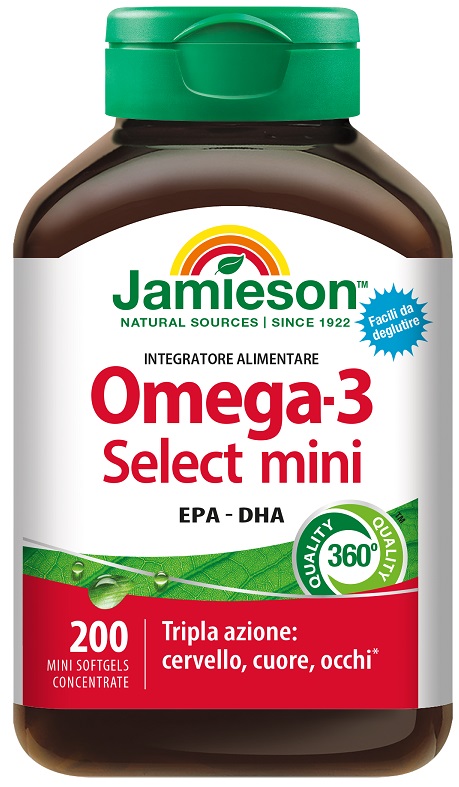 JAMIESON OMEGA 3 SELECT MINI 200 PERLE - Farmadillo