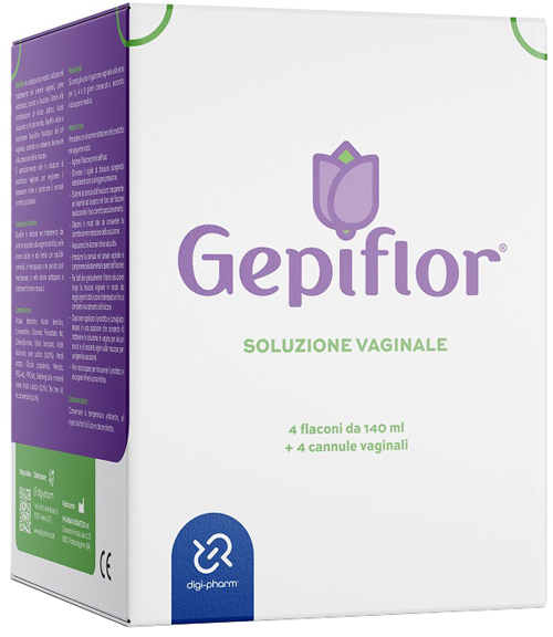 SOLUZIONE VAGINALE GEPIFLOR 4 FLACONI DA 140 ML - Farmadillo