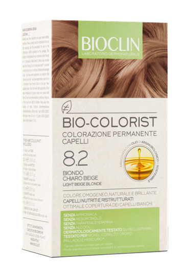 BIOCLIN BIO COLORIST 8,2 BIONDO CHIARO BEIGE - Farmadillo