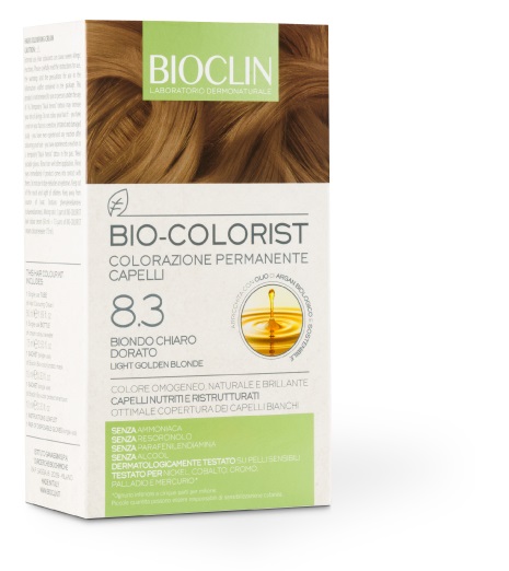 BIOCLIN BIO COLORIST 8,3 BIONDO CHIARO DORATO - Farmadillo