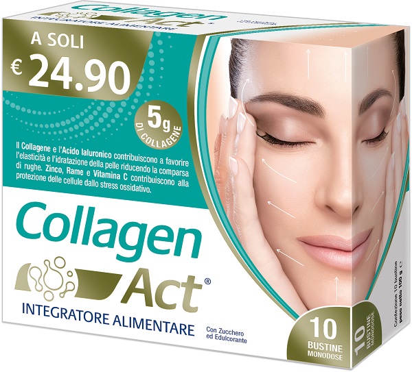 COLLAGEN ACT 10 BUSTINE MONODOSE - Farmadillo
