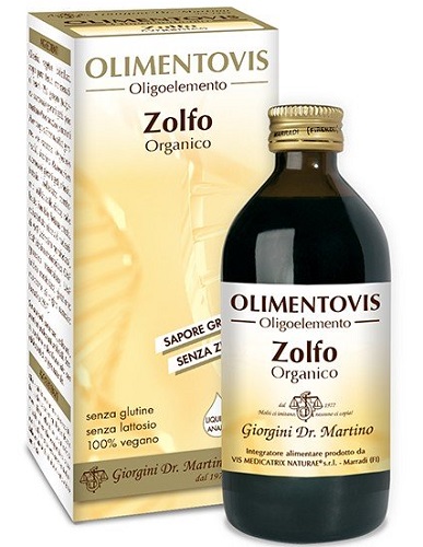 ZOLFO ORGANICO OLIMENTOVIS 200 ML - Farmadillo