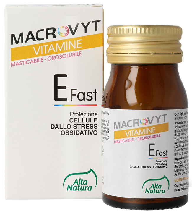 MACROVYT VITAMINA E 40 COMPRESSE FAST - Farmadillo