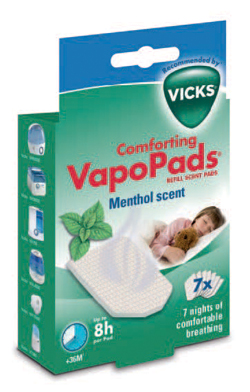 VICKS VAPOPADS MENTHOL SCENT 7 PEZZI - Farmadillo
