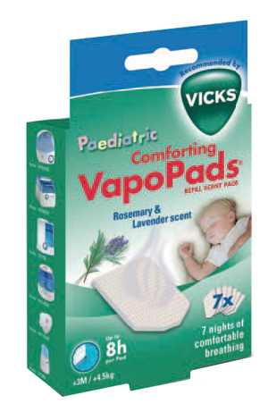 VICKS VAPOPADS ROSEMARY & LAVENDER SCENTE 7 PEZZI - Farmadillo