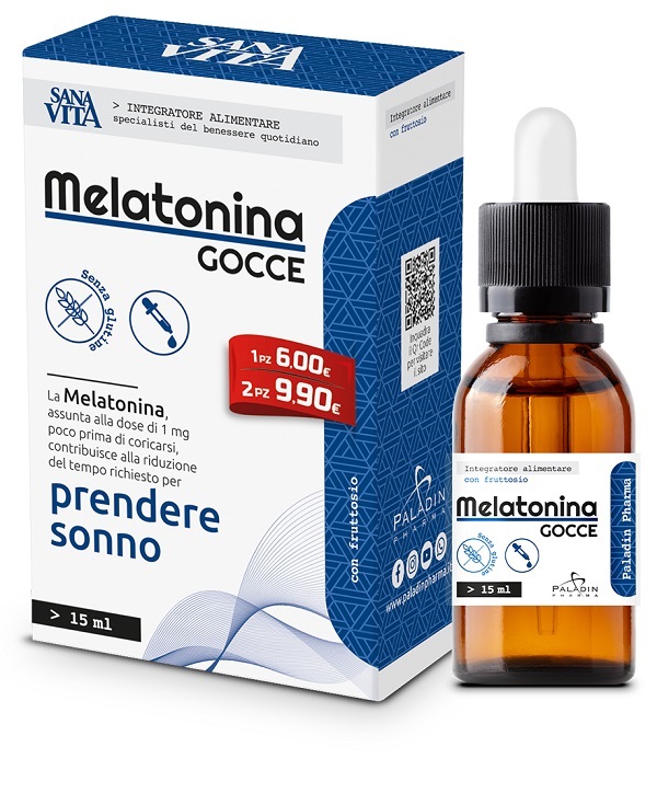 SANAVITA MELATONINA GOCCE 15 ML - Farmadillo