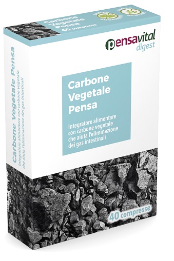 CARBONE VEGETALE PENSA 40 COMPRESSE - Farmadillo