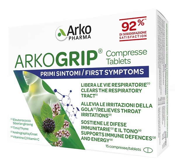 ARKOGRIP 15 COMPRESSE - Farmadillo