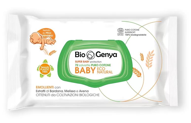BIOGENYA ECO NATURAL BABY COTONE 72 PEZZI - Farmadillo