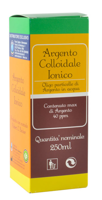 ARGENTO COLLOIDALE IONICO 40PPM CERTIFICATO 250 ML - Farmadillo