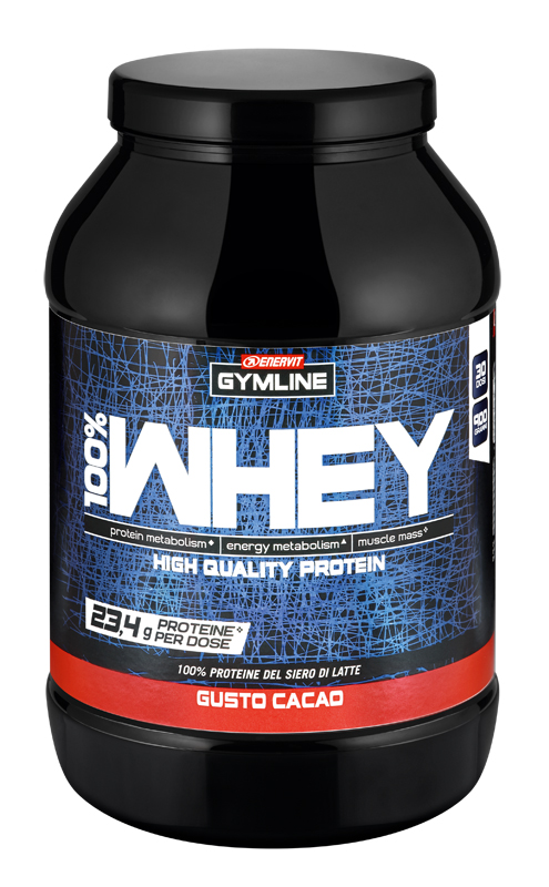 GYMLINE 100% WHEY CONCENTRATE CACAO 900 G - Farmadillo