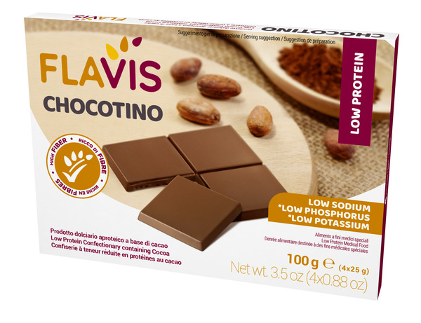 FLAVIS CHOCOTINO 4 PORZIONI DA 25 G - Farmadillo