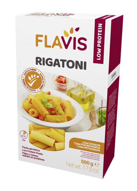 FLAVIS RIGATONI APROTEICI 500 G - Farmadillo