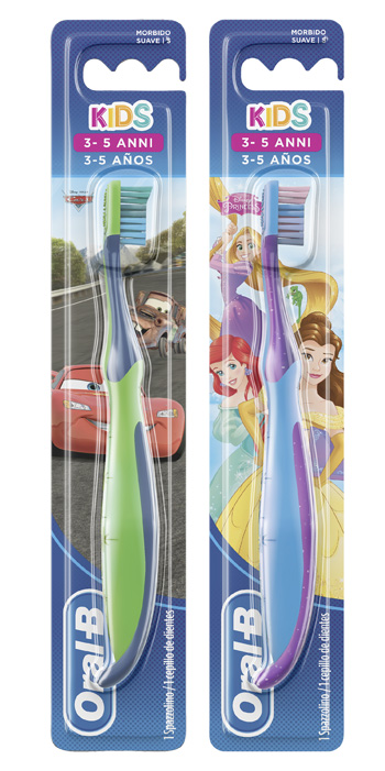 ORALB KIDS SPAZZOLINO MANUALE CARS&PRINCESS 3-5 ANNI - Farmadillo