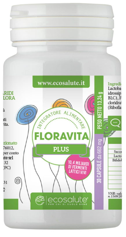 FLORAVITA PLUS 10,4MLD 30 CAPSULE - Farmadillo