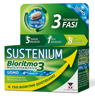 SUSTENIUM BIORITMO3 UOMO ADULTO 30 COMPRESSE - Farmadillo