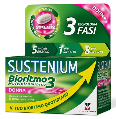 SUSTENIUM BIORITMO3 DONNA ADULTA 30 COMPRESSE - Farmadillo