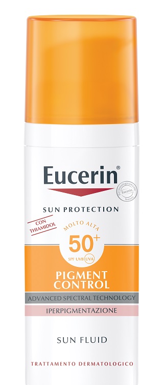 EUCERIN SUN PROTECTION SPF 50+ PIGMENT CONTROL SUN FLUID 50 ML - Farmadillo