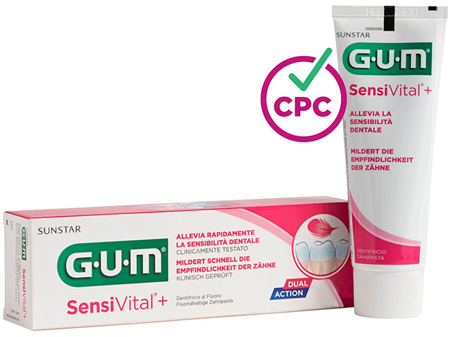 GUM SENSIVITAL + DENTIFRICIO 75 ML - Farmadillo