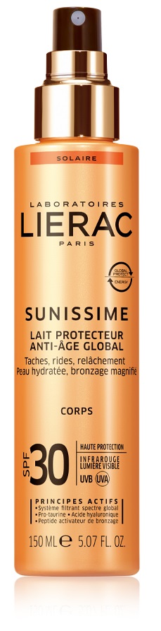 LIERAC SUNISSIME LATTE CORPO SPF30 150 ML - Farmadillo