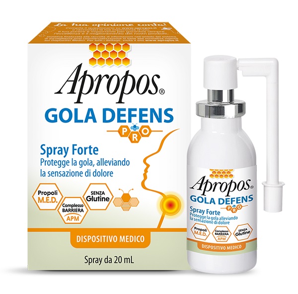 APROPOS GOLA DEFENS PRO SPRAY FORTE 20 ML - Farmadillo