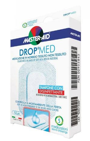 MEDICAZIONE MASTER-AID DROP MED 10 X 10 CM 5 PEZZI - Farmadillo