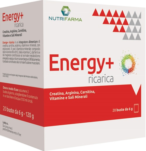 ENERGY+ RICARICA 20 BUSTINE - Farmadillo
