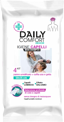DAILY COMFORT SENIOR PANNI SHAMPOO 4 PEZZI - Farmadillo