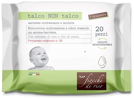 FIOCCHI DI RISO SALVIETTE TALCO NON TALCO - Farmadillo
