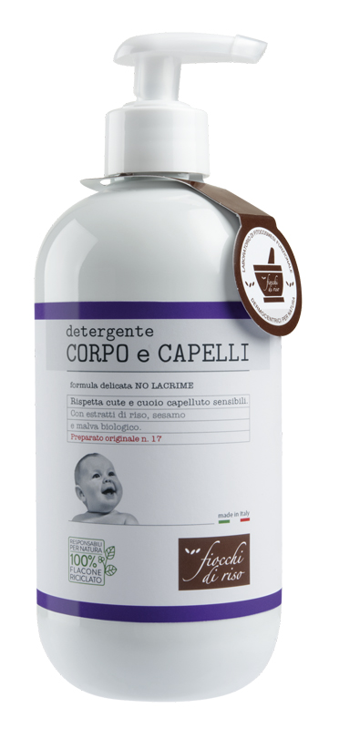 FIOCCHI DI RISO DETERGENTE CAPELLI E CORPO 400 ML - Farmadillo