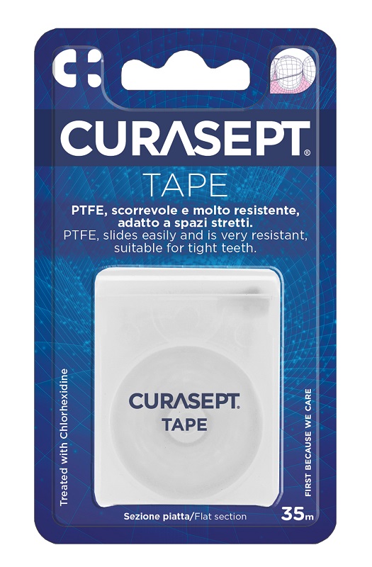 CURASEPT FLOSS PTFE TAPE CLOREXIDINA - Farmadillo