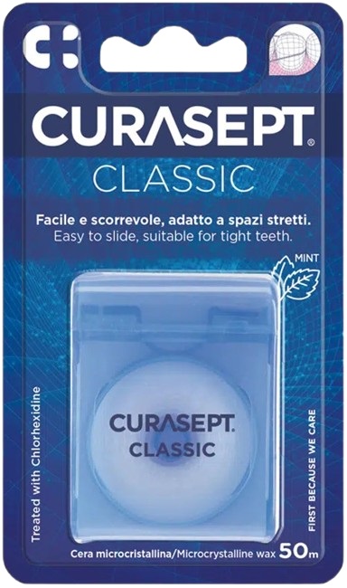 CURASEPT FLOSS CLASSIC CERATO CLOREXIDINA - Farmadillo
