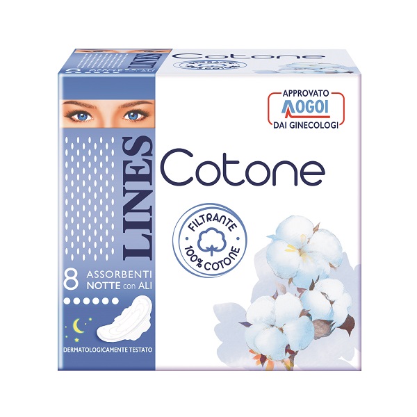 LINES COTONE ULTRA NOTTE 8 PEZZI - Farmadillo