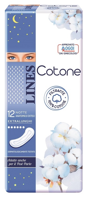 LINES COTONE NON ULTRA NOTTE DISTESI 12 PEZZI - Farmadillo