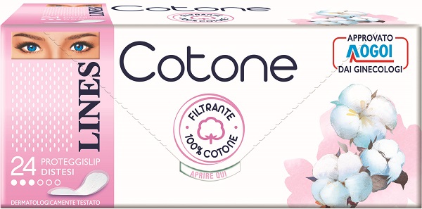 LINES COTONE PROTEGGISLIP DISTESI 24 PEZZI - Farmadillo