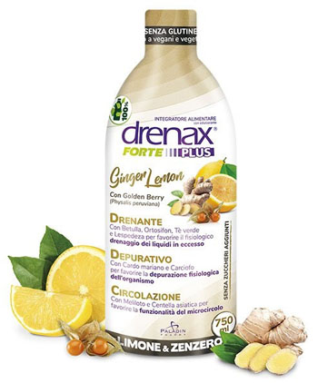 DRENAX FORTE PLUS GINGER LEMON 750 ML - Farmadillo