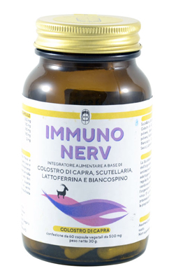IMMUNO NERV COLOSTRO DI CAPRA SISTEMA NERVOSO 60 CAPSULE VEGETALI - Farmadillo